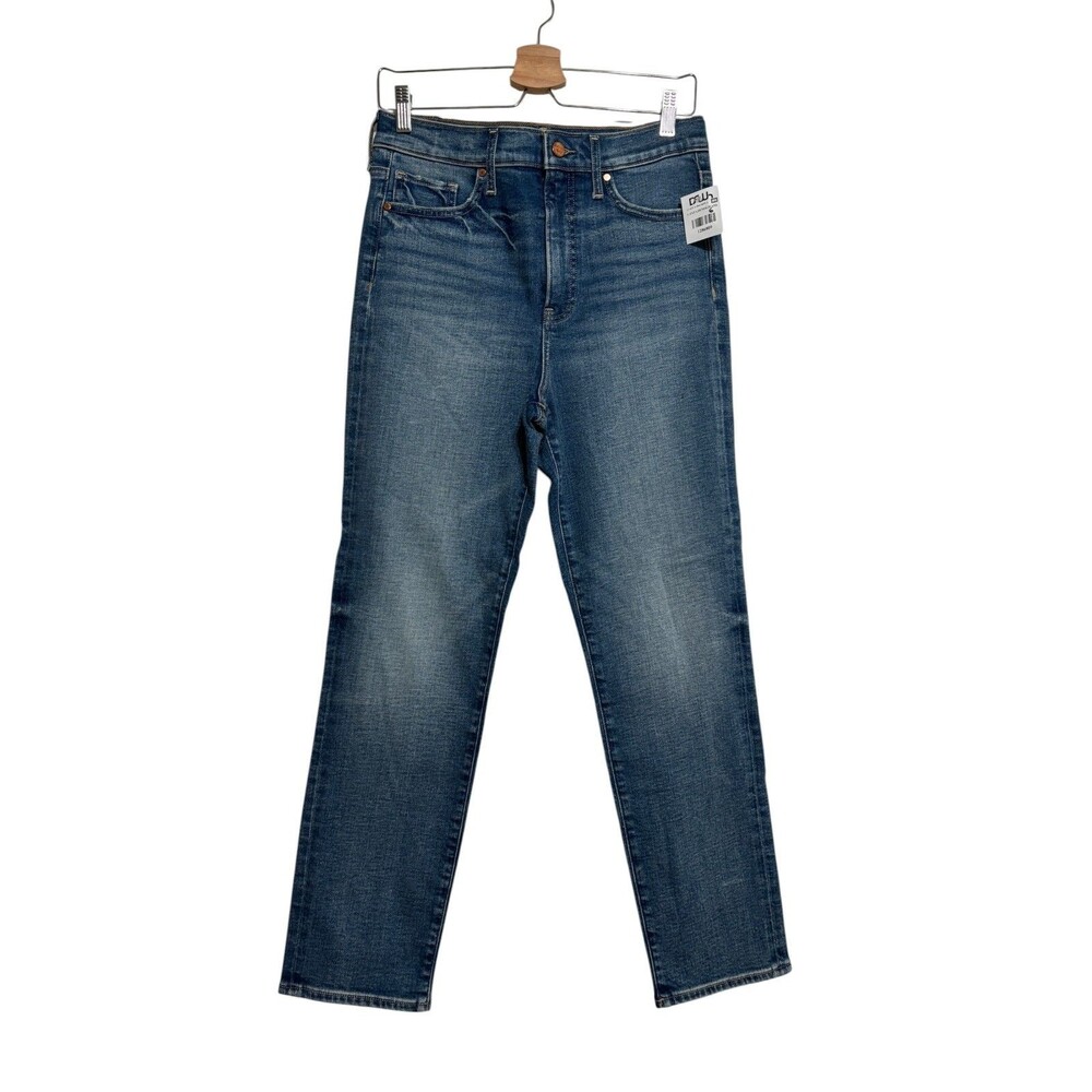 Express Slim Super High Rise Ankle Jeans Sz 6 90s Flex